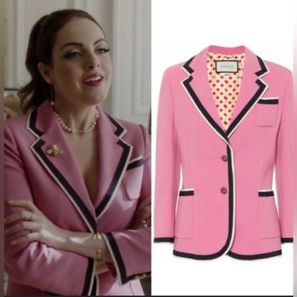 Gucci pink cady blazer women M - Picture 1 of 12